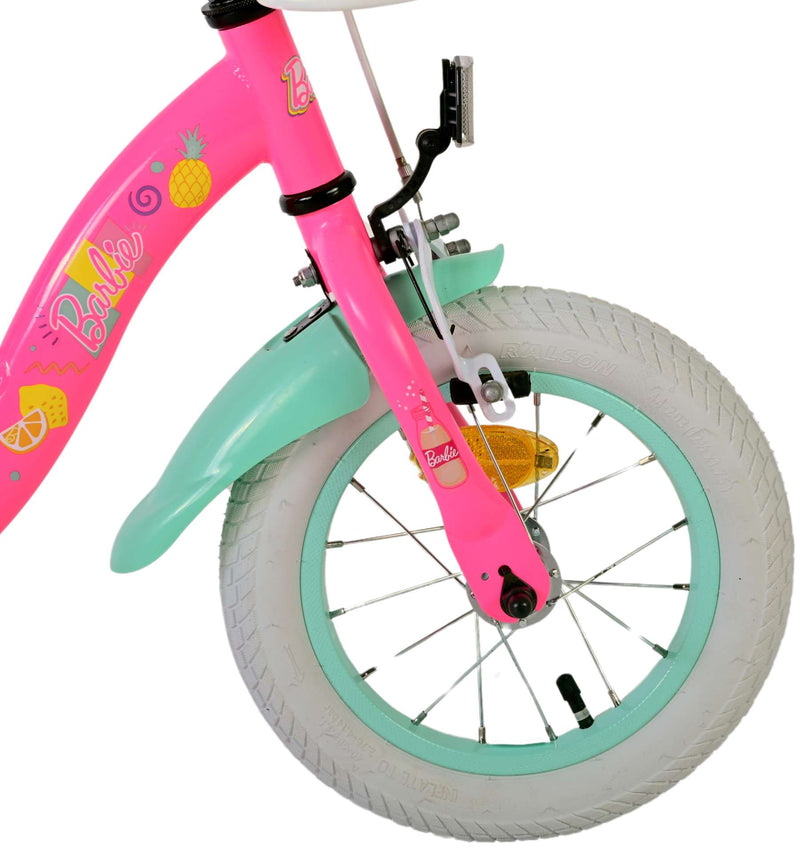 Load image into Gallery viewer, Barbie kinderfiets - meisjes - 12 inch - roze
