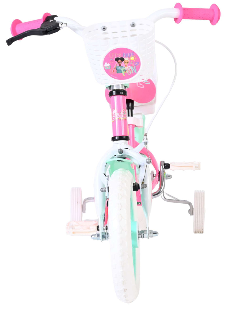 Afbeelding laden in galerijviewer, Volare barbie kinderfiets - meisjes - mag wheels - 12 inch - roze
