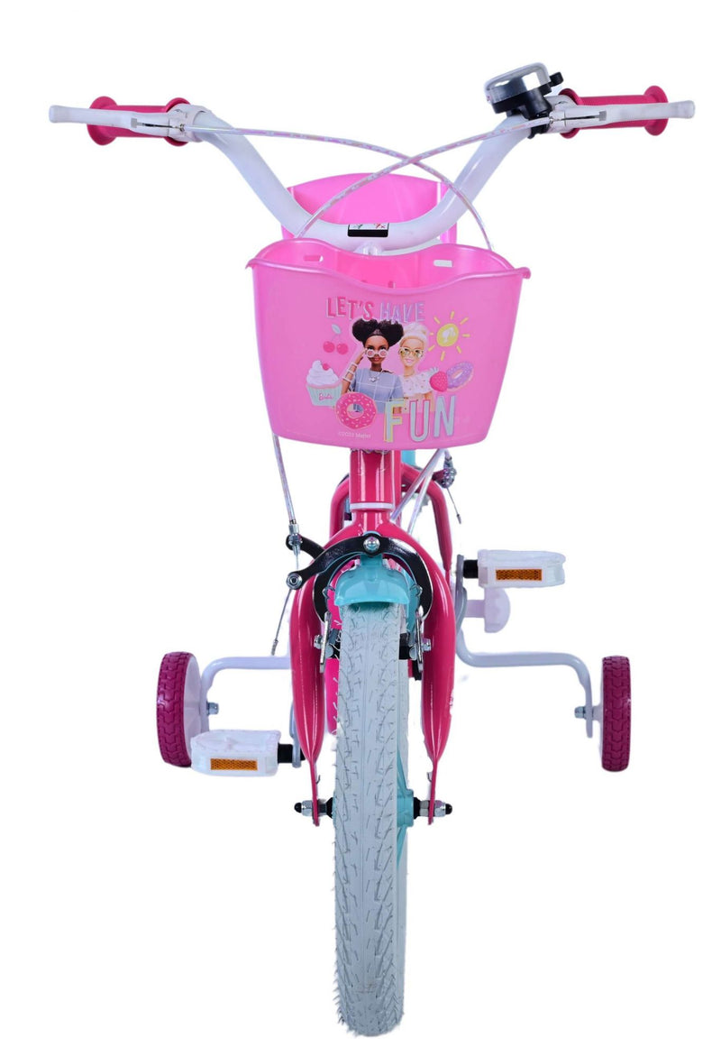 Load image into Gallery viewer, Barbie Kinderfiets Meisjes 14 inch Roze Twee handremmen
