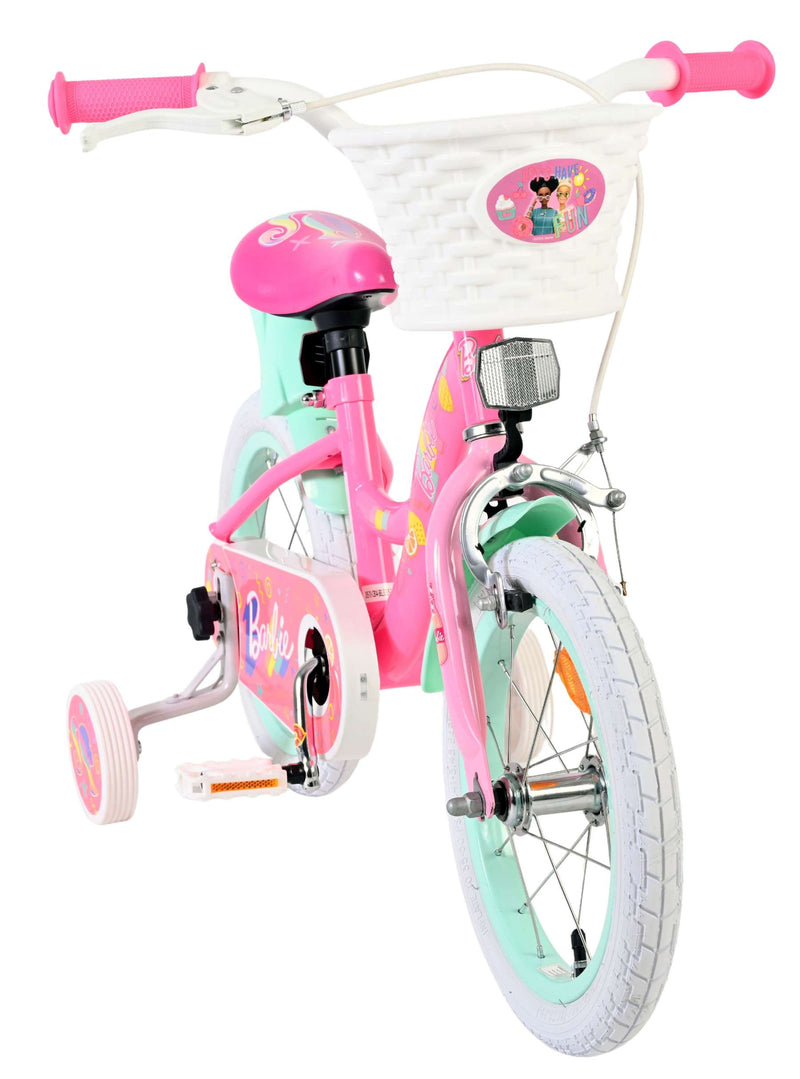 Load image into Gallery viewer, Barbie kinderfiets - meisjes - 14 inch - roze
