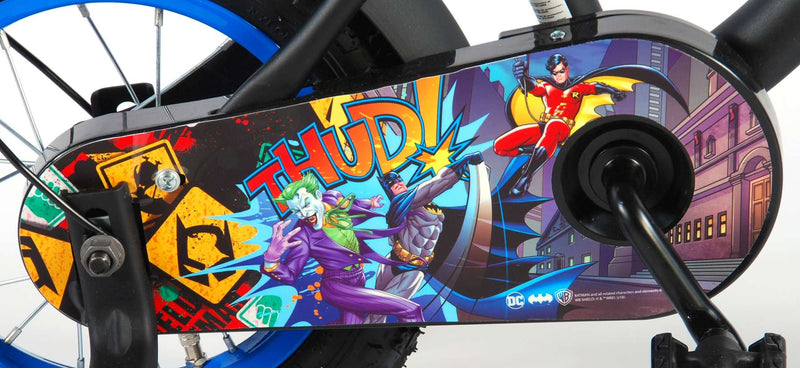 Load image into Gallery viewer, Kinderfiets 12 Batman - zwart geel
