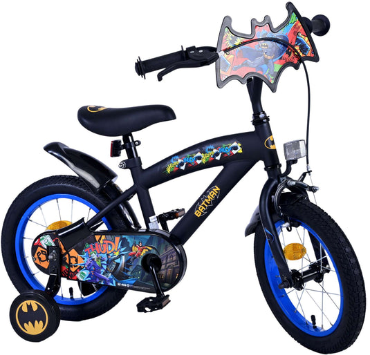 Batman kinderfiets - jongens - 14 inch - zwart