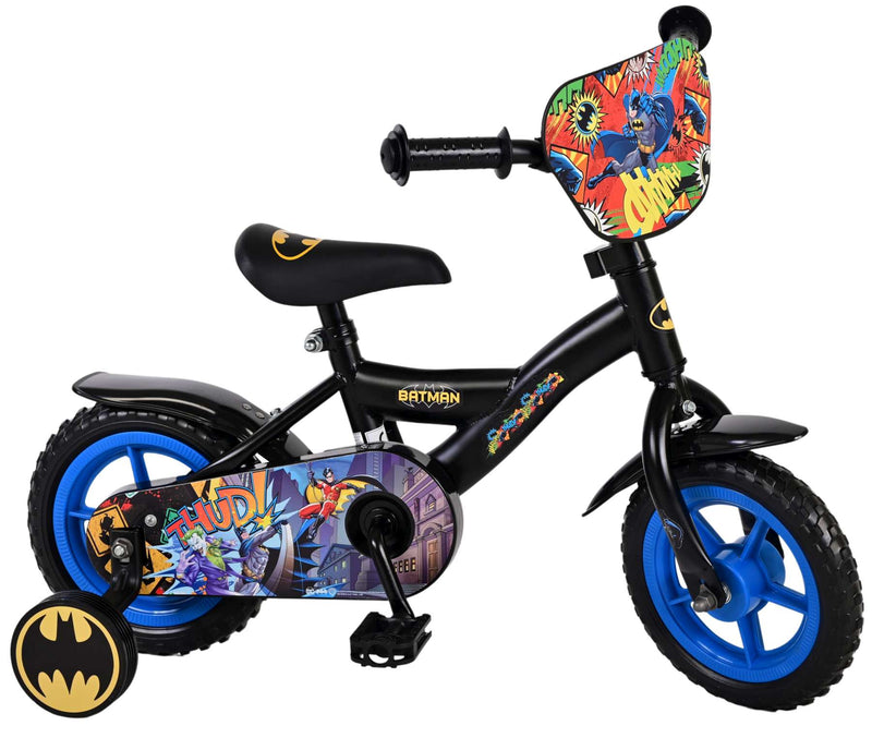 Load image into Gallery viewer, Batman Kinderfiets Jongens 10 inch Zwart Doortrapper
