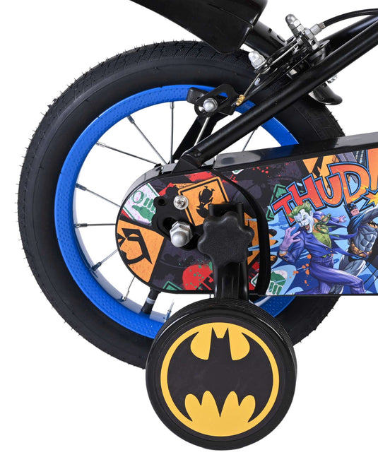 Batman kinderfiets - jongens - 12 inch - zwart - twee handremmen