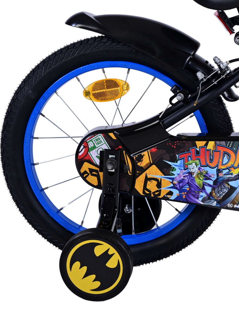 Load image into Gallery viewer, Batman Kinderfiets Jongens 16 inch Zwart Twee handremmen
