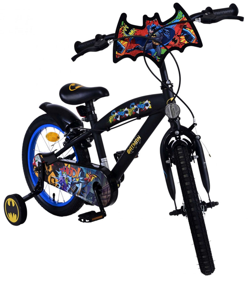 Load image into Gallery viewer, Batman Kinderfiets Jongens 16 inch Zwart Twee handremmen
