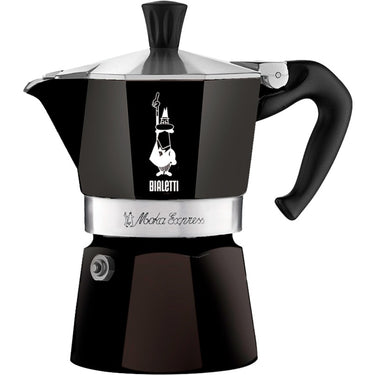Bialetti moka express - percolator - 3 kops - aluminium - zwart