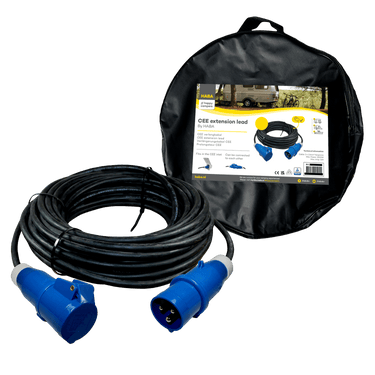 Ngk verleabel 40 meter neopreen 3x 1.5mm² - cee stekker en cee contrastekker - in tas
