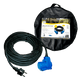 Ngk verleabel 25 meter neopreen 3x 2.5mm² - schuko stekker en haakse koppeling - in tas