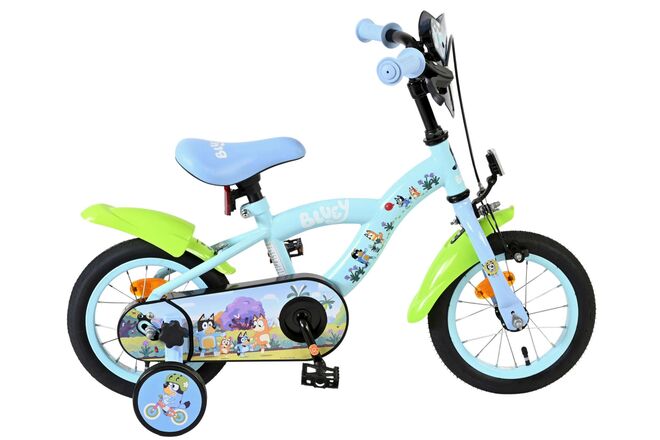 Load image into Gallery viewer, Bluey kinderfiets - uni- 12 inch - blauw
