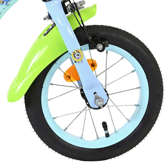 Bluey kinderfiets - uni- 12 inch - blauw