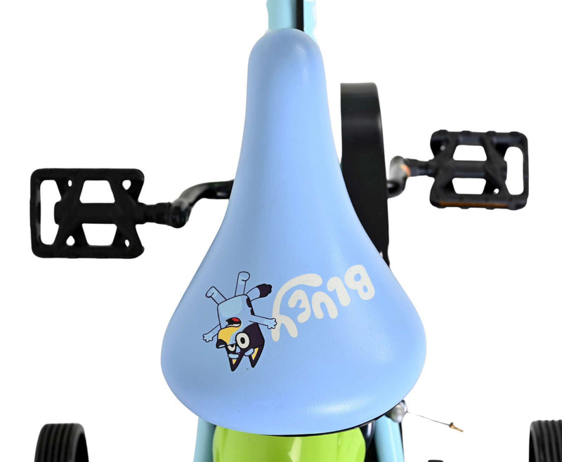 Load image into Gallery viewer, Bluey kinderfiets 12 inch - lichtblauw - twee handremmen
