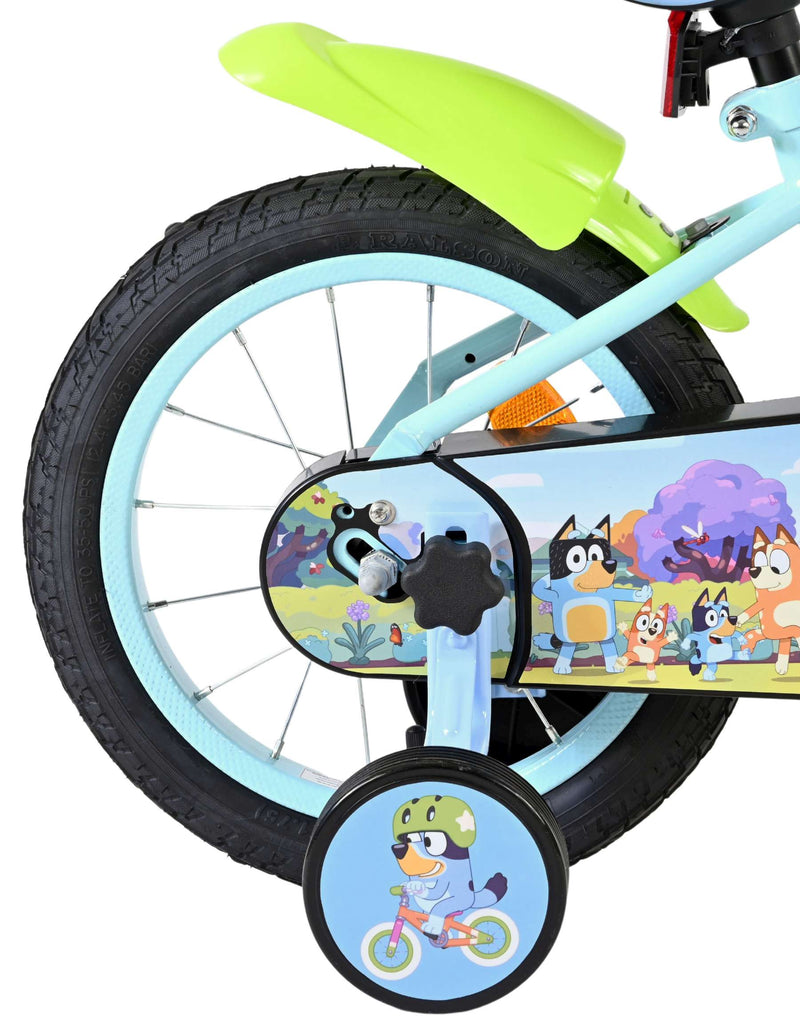 Load image into Gallery viewer, Bluey kinderfiets - 14 inch - lichtblauw
