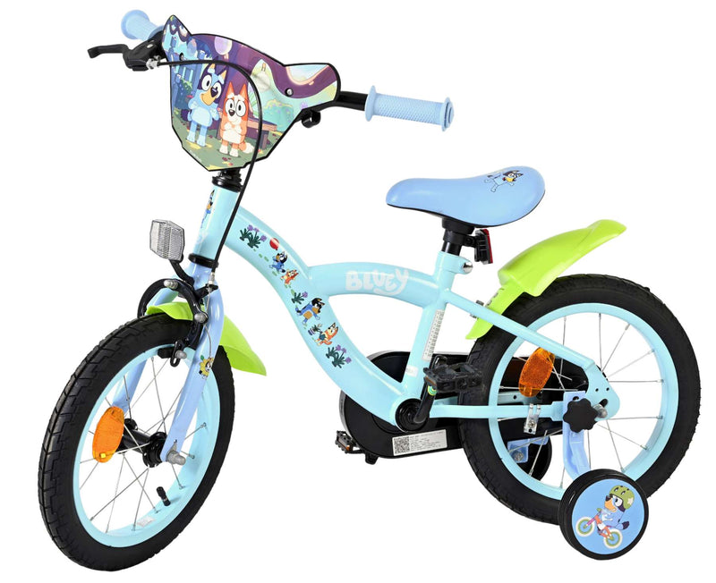 Load image into Gallery viewer, Bluey kinderfiets - 14 inch - lichtblauw
