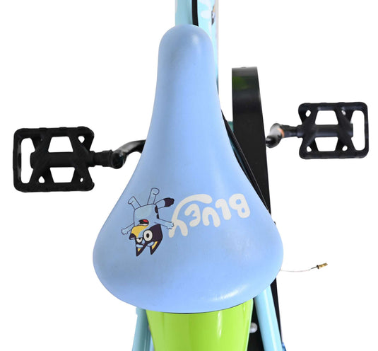 Bluey kinderfiets - 14 inch - lichtblauw - twee handremmen