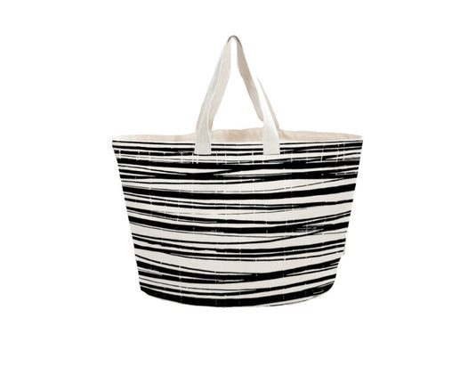 Bo weevil strandtas canvas - gestreept