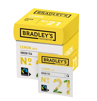 Bradley's favourites green tea lemon no. 21 (72x 1,75g)