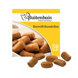 Buitenhuis borrelfrikandel (50x 20 gr)