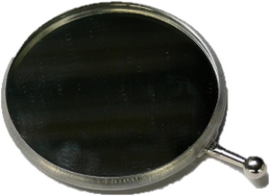 Midlock glazen spiegelkop 56mm