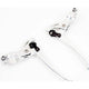 Cortina remgreep set tektro olev silver