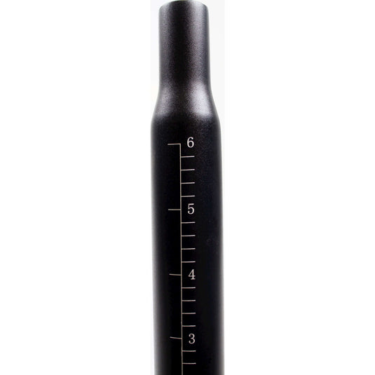 Cortina zadelpen 30.4 x 350 met gleuf zwart