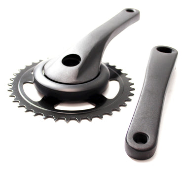 Cortina crankstel 38t black matt