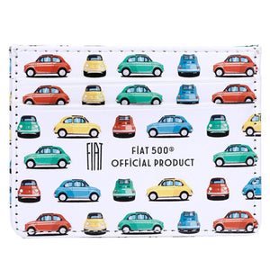 Fiat500 retro stoffen rfid-bescherming kaarthouder