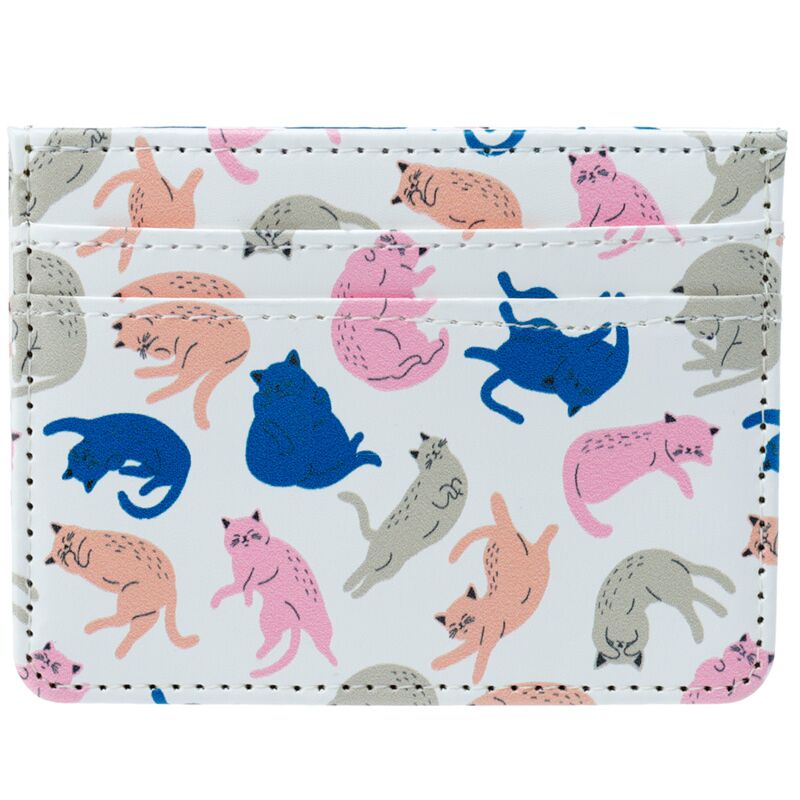 Load image into Gallery viewer, Cat's life stoffen rfid bescherming anti--skim kaarthouder
