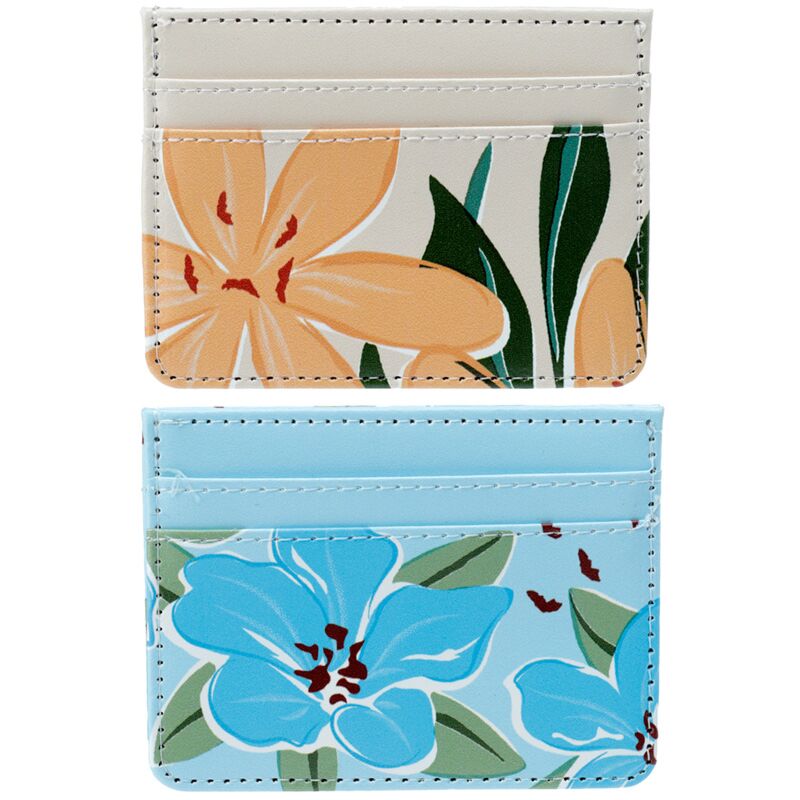 Load image into Gallery viewer, Florens botanical stoffen rfid bescherming anti--skim kaarthouder
