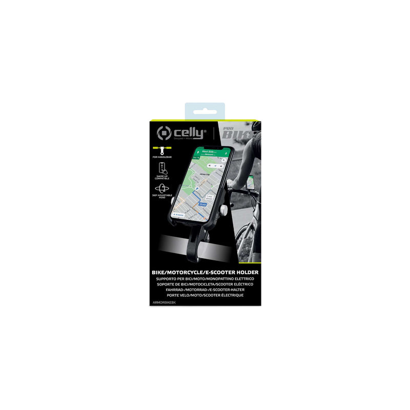 Load image into Gallery viewer, Celly Telefoonhouder Armorbike zwart
