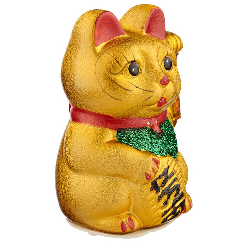 Load image into Gallery viewer, Open ogen 17cm maneki neko gelukskat
