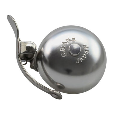 Crane mini suzu bell (headset) - matte silver