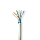 Nedis netwerk kabel rol | cat6 | solid | f utp | koper | 305.0 m | binnenshuis | rond | lszh | grijs | gift box - ccbg8526gy305s