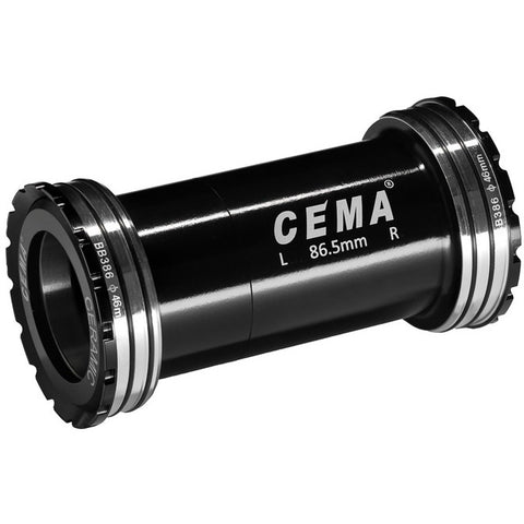 CEMA bracketas BB386 SRAM Dub SG3 coated keramisch zwart