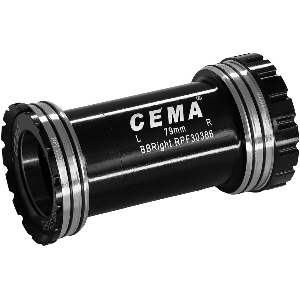 CEMA bracketas BBright46 SRAM Dub SG3 coated keramisch zwart