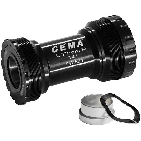 CEMA bracketas T47A SRAM GXP SG3 coated keramisch zwart