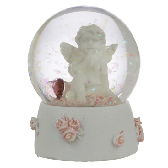 Peace of heaven sweet dreams cherubijn sneeuwbol