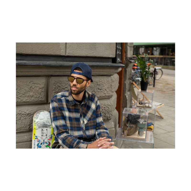 Load image into Gallery viewer, Chpo bril rickard turtle brown gold
