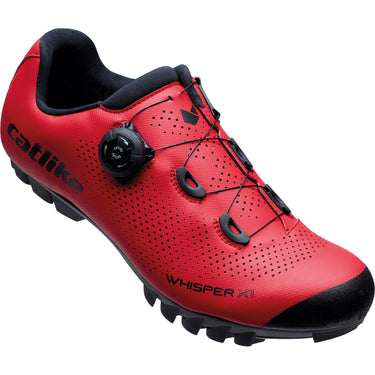 Catlike mtb schoenen whisper x1 mtb nylon maat 47 rood
