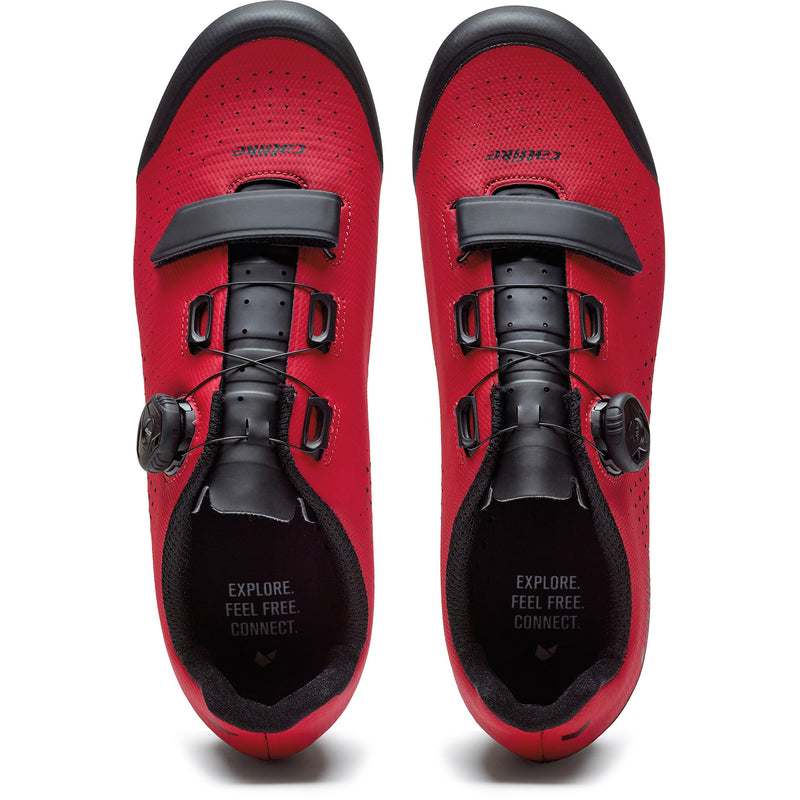 Load image into Gallery viewer, Buzaglo catlike mtb schoenen kompact'o x1 nylon maat 42 rood
