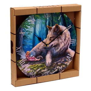 Lisa parker fairy stories fee wolf bedrukte klok