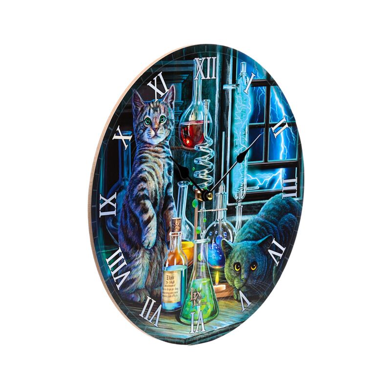 Load image into Gallery viewer, Lisa parker jekyll hyde katten bedrukte klok
