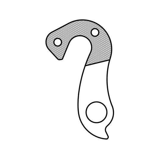 Union schaltauge dropout hg-211 incl. screws