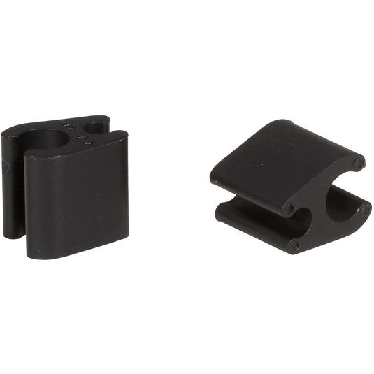 Elvedes kabelclips duo 4,1+4,1mm zwart (10st)