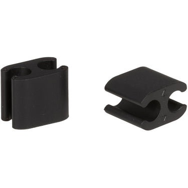 Elvedes kabelclips duo 5,0+4,1mm zwart (10st)