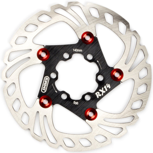 Elvedes rx14 floating rotor 140mm 96g 6 gaats+bout2015152