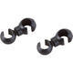 Elvedes roteerhaken 4,3-5mm pvc zwart (4x) cp2015141