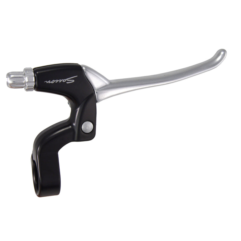 Load image into Gallery viewer, Saccon VWP Remgreepset met bel Nexus 7V zwart zilver
