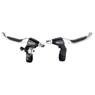 TEKTRO CL530TS+CL533RT Rollerbrake remgreepset 4-vinger zwart satijn met bel (hangverpakking)