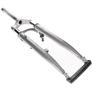 voorvork verend 28 inch hybride 1 inch zilver